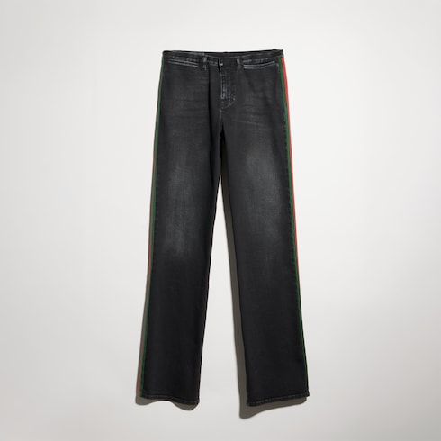 Women's Stretch Cotton Denim Pants with Web