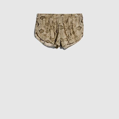 Women's Printed Silk Shorts