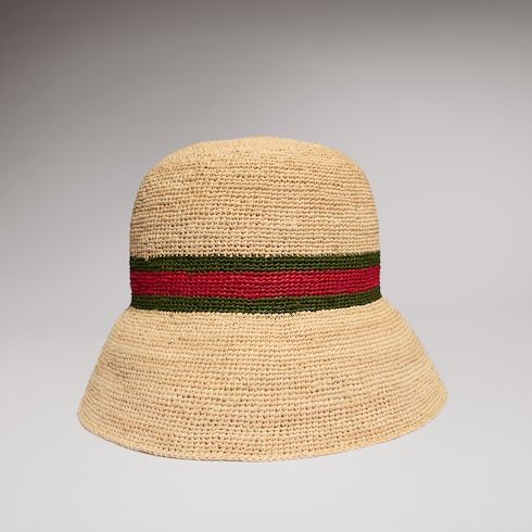 Women's Woven Fabric Hat with Web