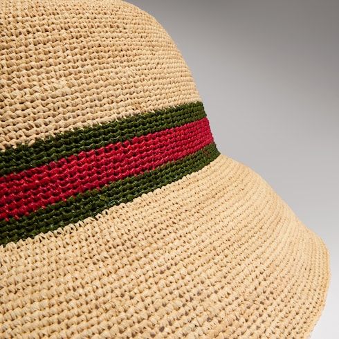 Women's Woven Fabric Hat with Web