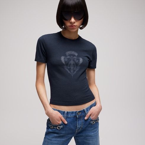 Women's Printed Cotton Jersey T-Shirt