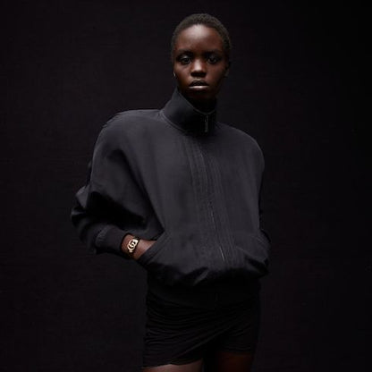 Women's Silk Poplin Zip Jacket