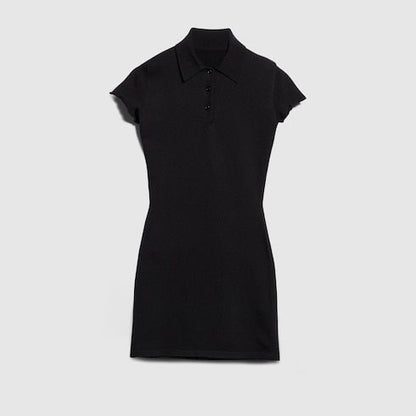 Women's Extra-Fine Stretch Silk Knit Dress