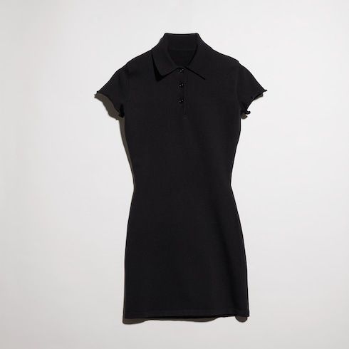 Women's Extra-Fine Stretch Silk Knit Dress