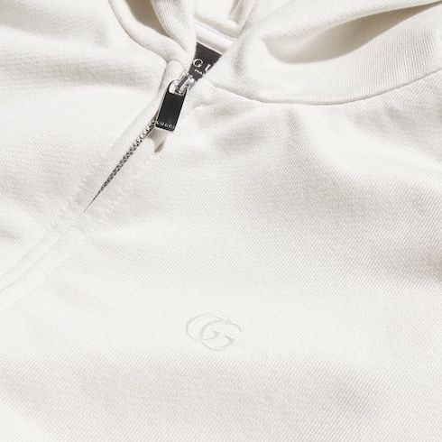 Women's Cotton Silk Jersey Zip Sweatshirt