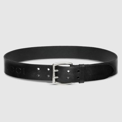 Men's Double Prong Leather Belt