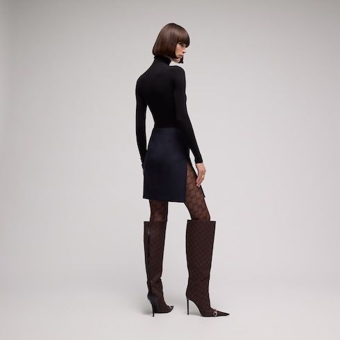 Women's Light Wool Mini Skirt