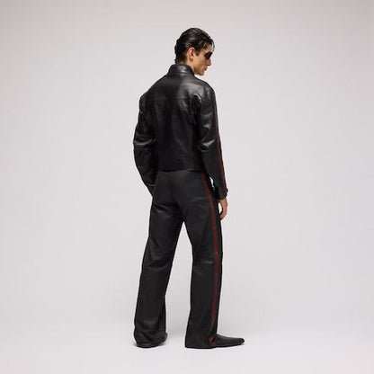 Men's Coated Cotton Twill Denim Pants