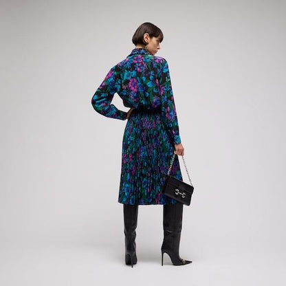 Women's Printed Silk Crêpe de Chine Shirt
