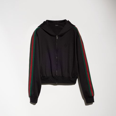 Women's Stretch Cotton Jersey Zip Jacket