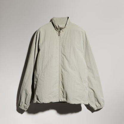 Men's Froissé Nylon Faille Zip Jacket