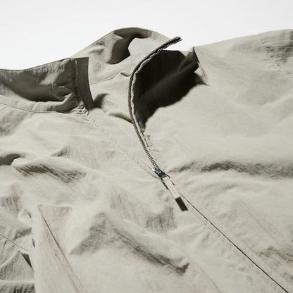 Men's Froissé Nylon Faille Zip Jacket