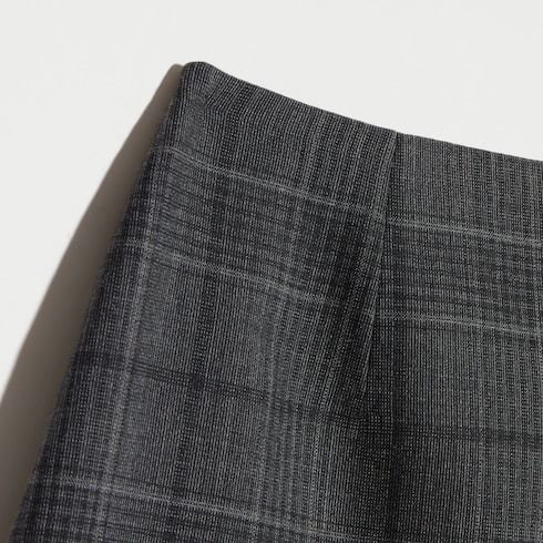 Women's Checked Fine Wool Mini Skirt