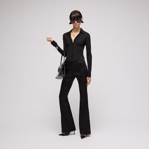 Women's Lightweight Viscose Crêpe Jersey Shirt