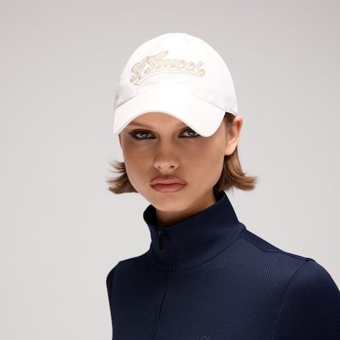 Women's Embroidered Cotton Baseball Hat