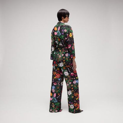 Women's Printed Silk Crêpe de Chine Shirt