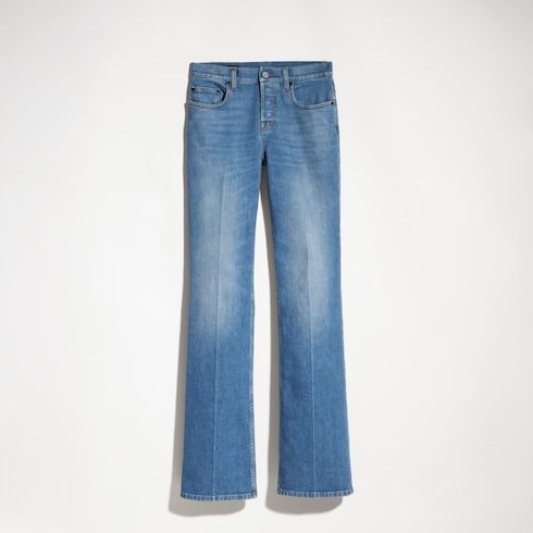 Women's Flared Stretch Cotton Denim Pants