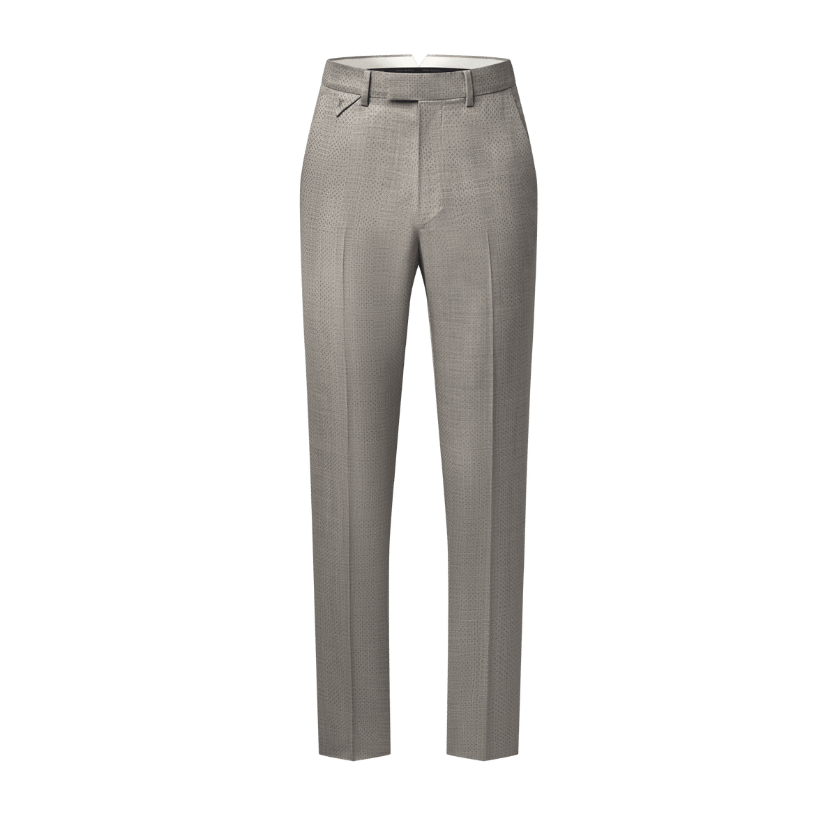 Men's Damier Jacquard Wool Cigarette Pants