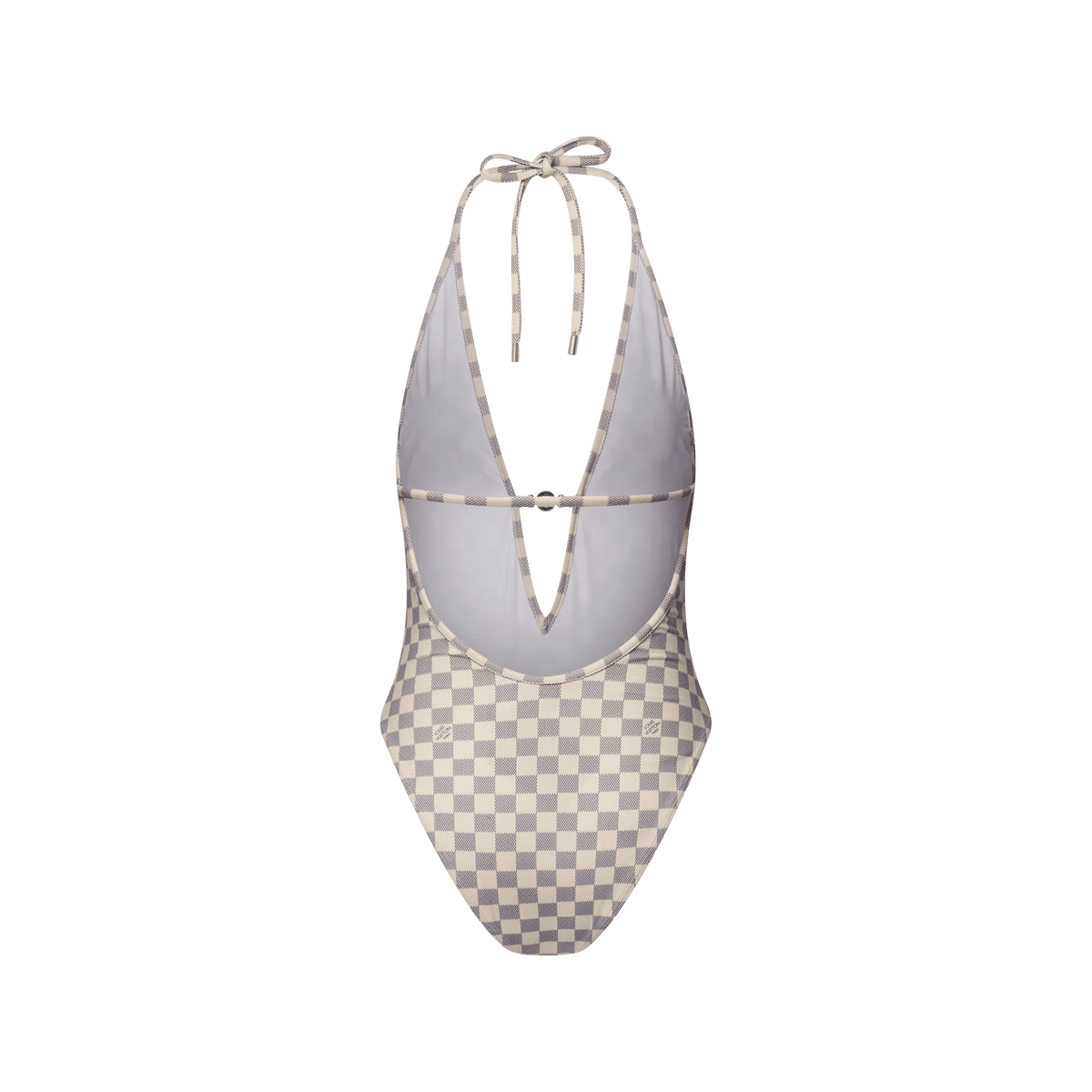 Women's Damier V-Neck Swimsuit