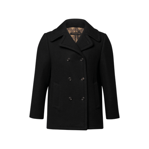 Women's Double-Breasted Wool Pea Coat