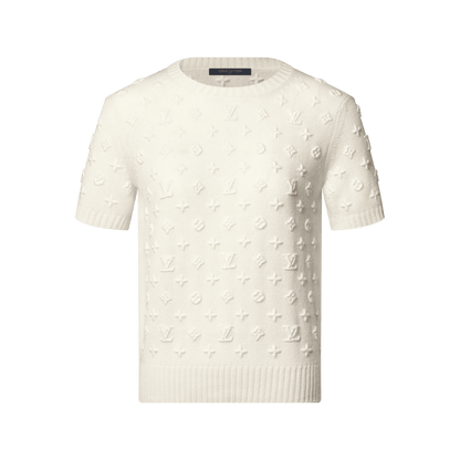 Women's Embroidered Monogram Knit Top