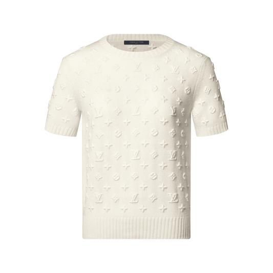 Women's Embroidered Monogram Knit Top