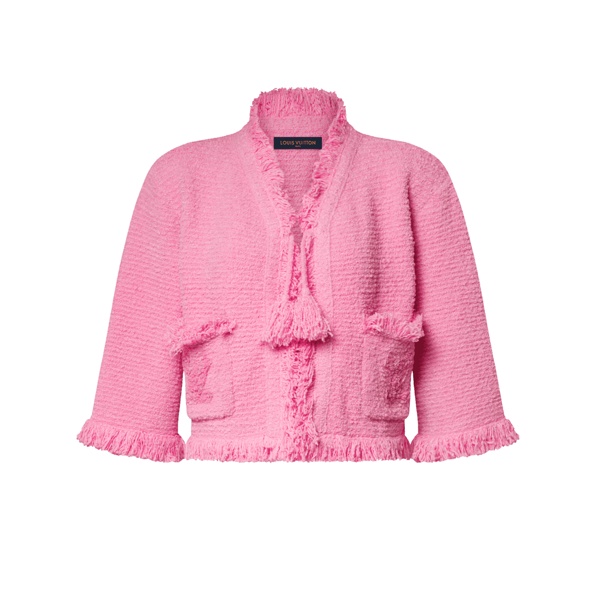 Women's Fringe Hem Toweling Jacket