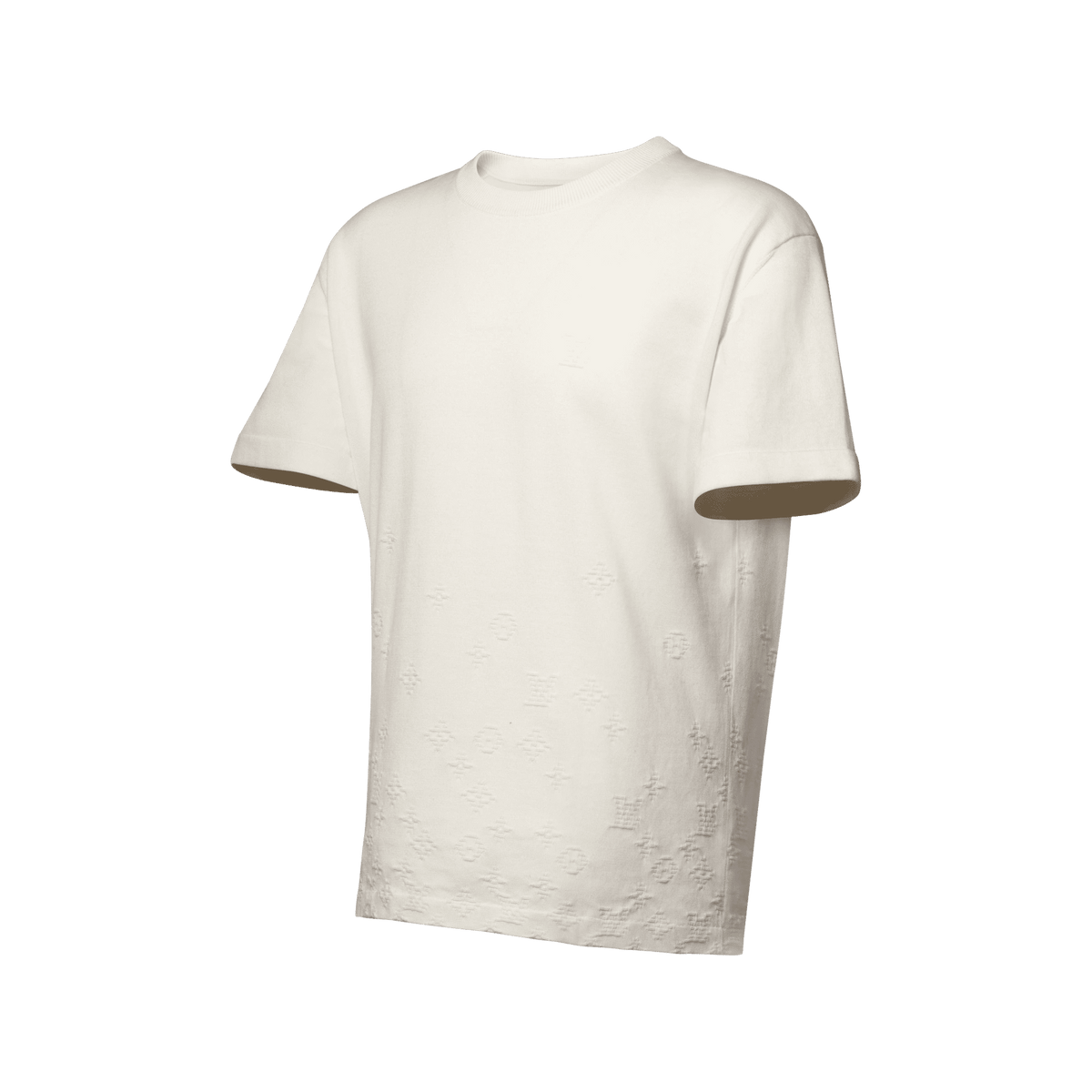 Men's Gradient Jacquard Short-Sleeved Crewneck
