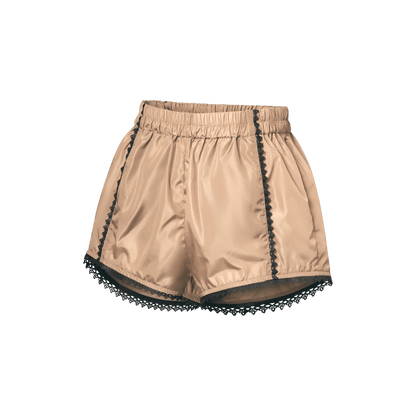 Women's Lace Trim Jogging Shorts