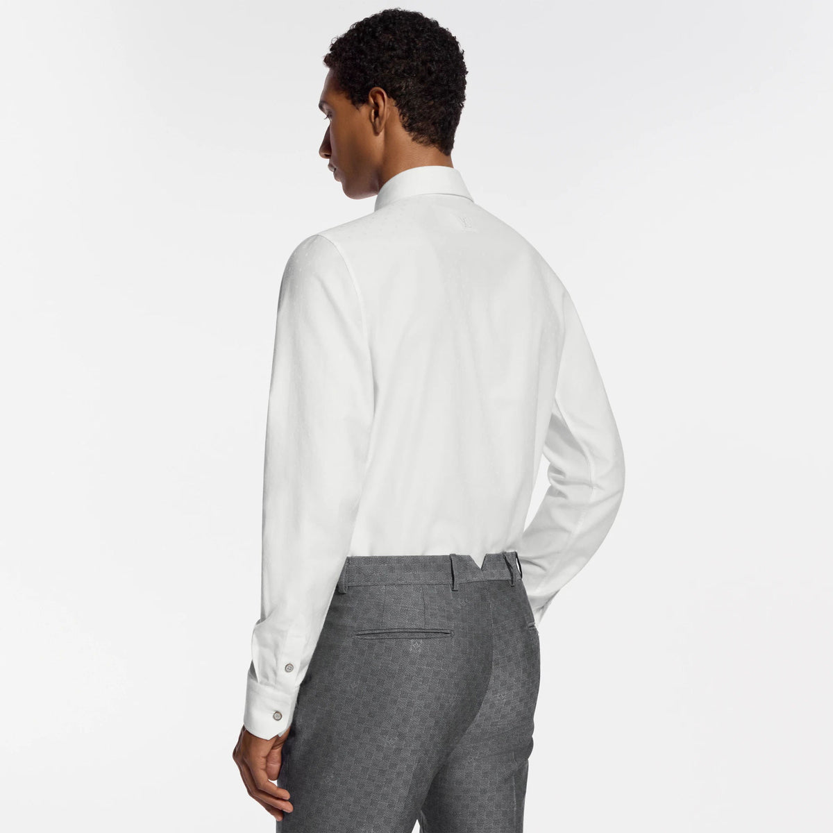 Men's Monogram Long-Sleeved Evening Shirt