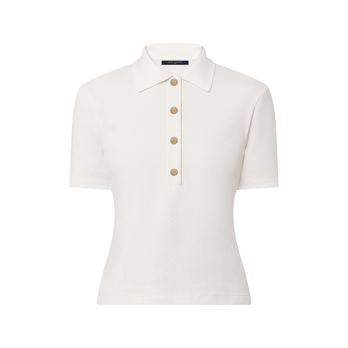 Women's Monogram Piqué Polo Top