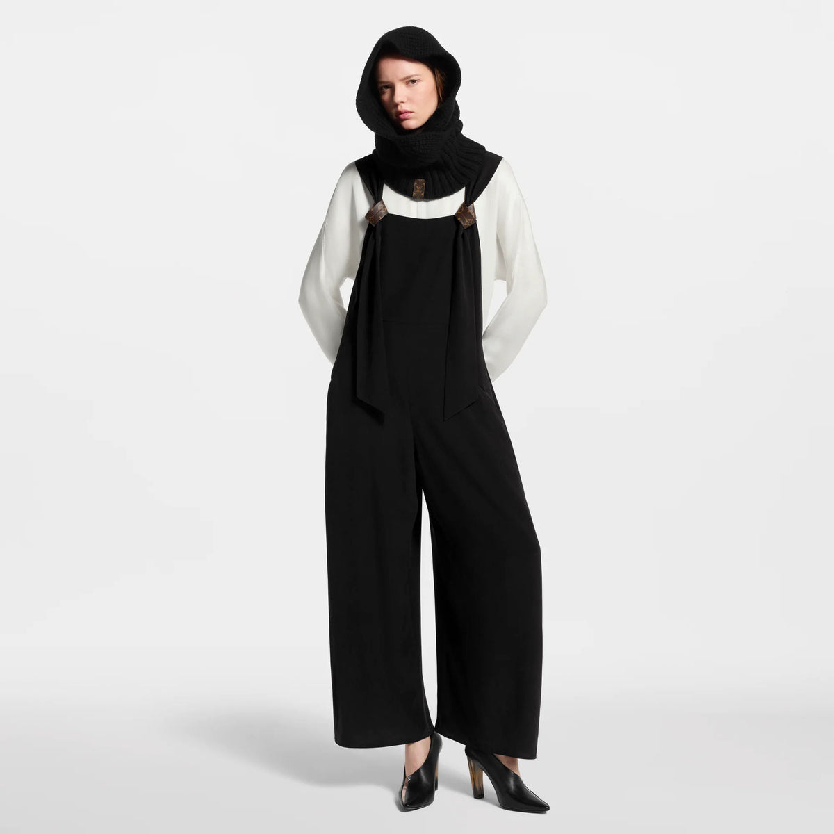 Women's Knot Silk Overalls