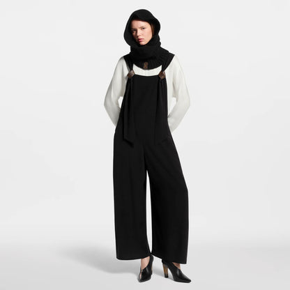 Women's Knot Silk Overalls