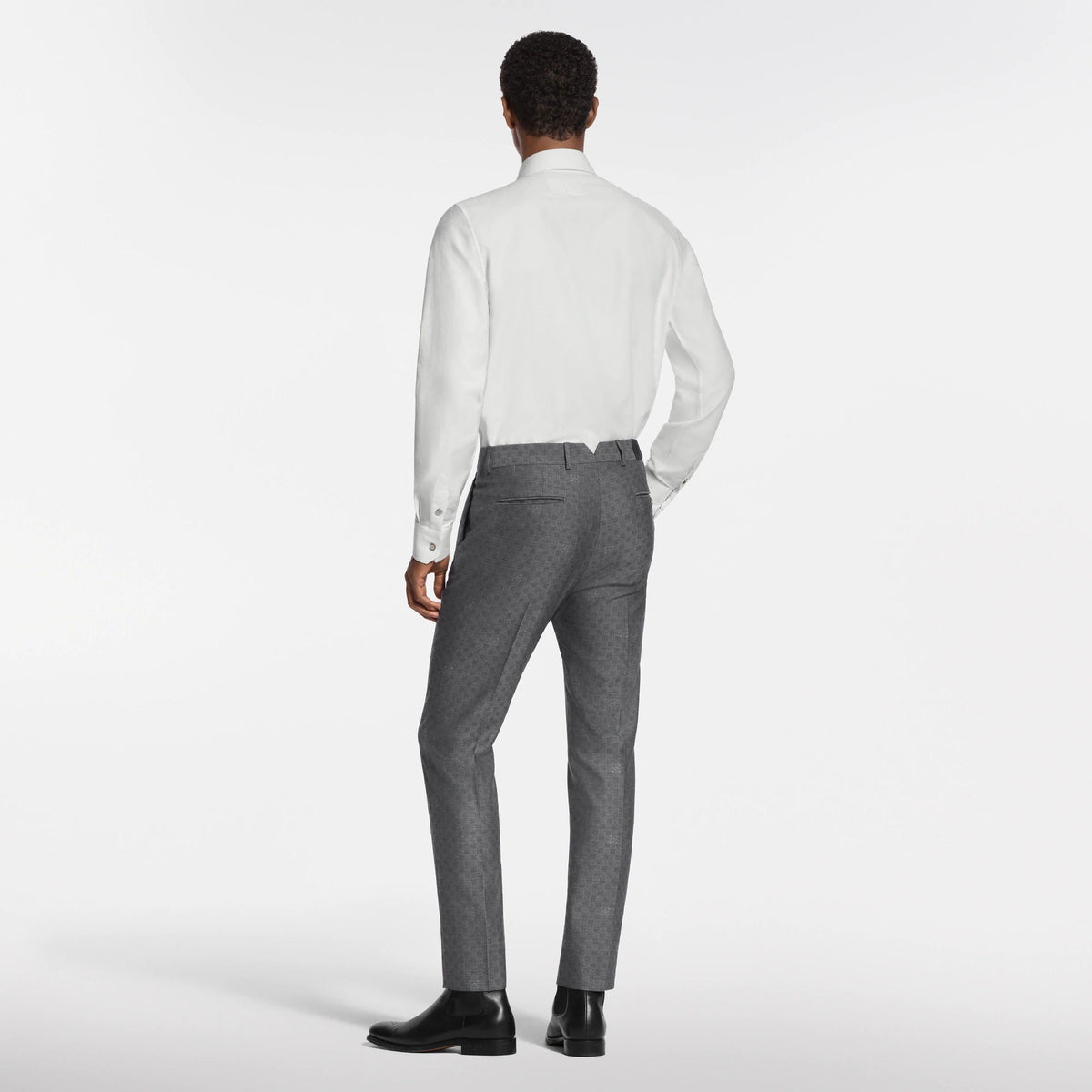 Men's Monogram Long-Sleeved Evening Shirt