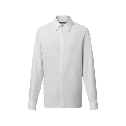 Men's Monogram Long-Sleeved Evening Shirt