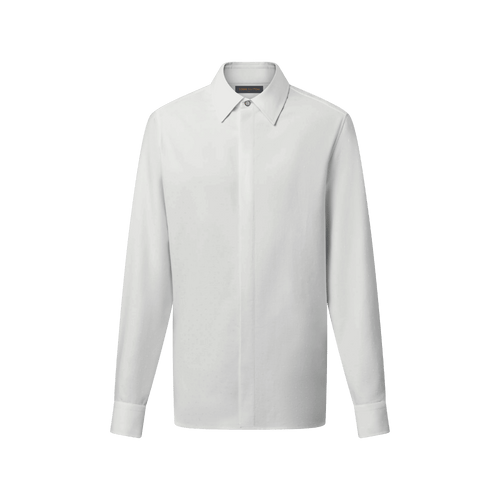 Men's Monogram Long-Sleeved Evening Shirt