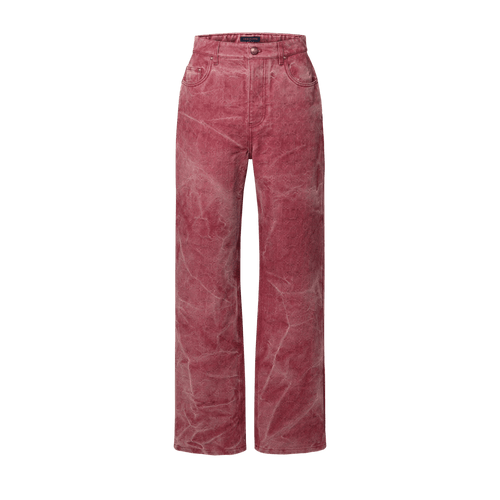 Men's Monogram Jacquard Denim Skate Pants