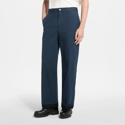 Men's Signature Cotton-Silk Blend Chino Pants