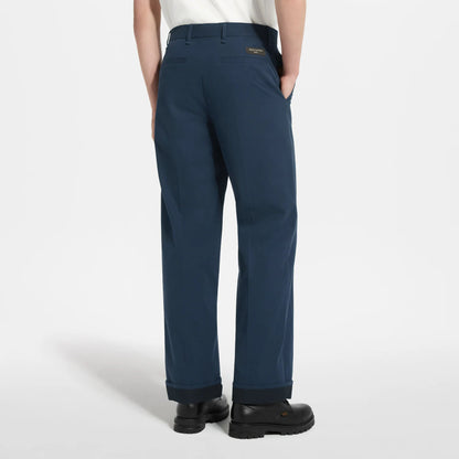 Men's Signature Cotton-Silk Blend Chino Pants