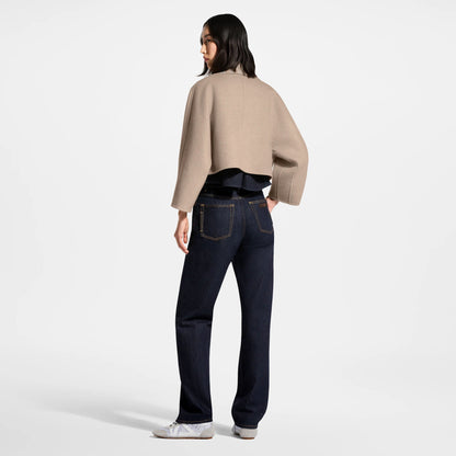 Women's Straight-Cut Indigo Jeans
