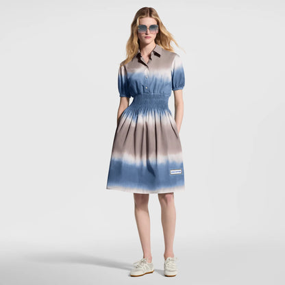 Women's Tie Dye Shirt Dress