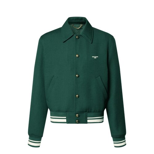 Men's Cotton Wool Varsity Blouson