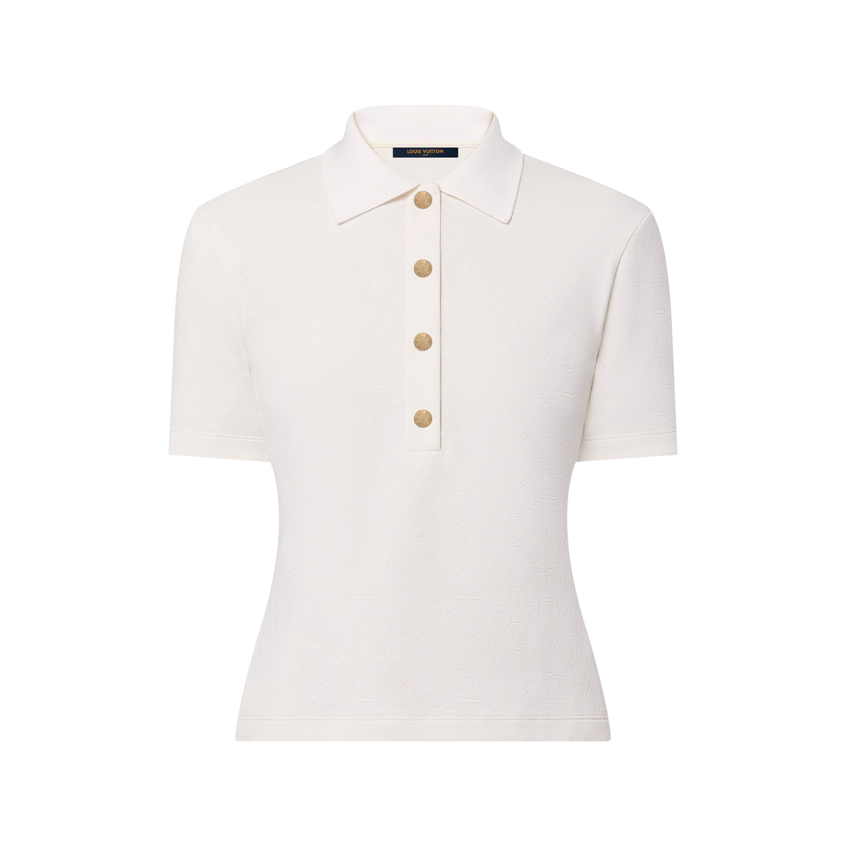 Women's Monogram Piqué Polo Top