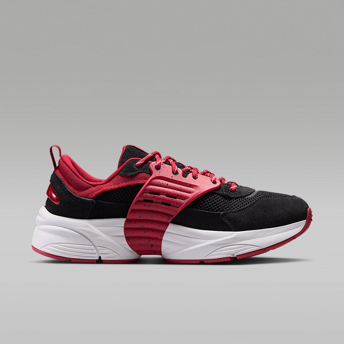 Trunner O/S Men's Shoes Breathable Mesh Black/White/Varsity Red