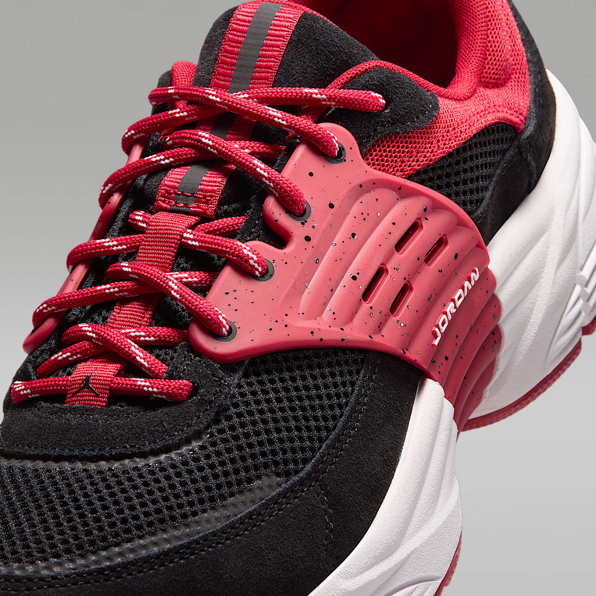 Trunner O/S Men's Shoes Breathable Mesh Black/White/Varsity Red