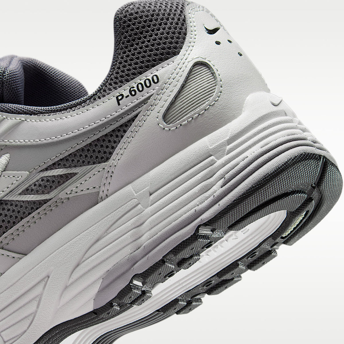P-6000 Shoes Atmosphere Grey Pencil Point Vast Grey Black
