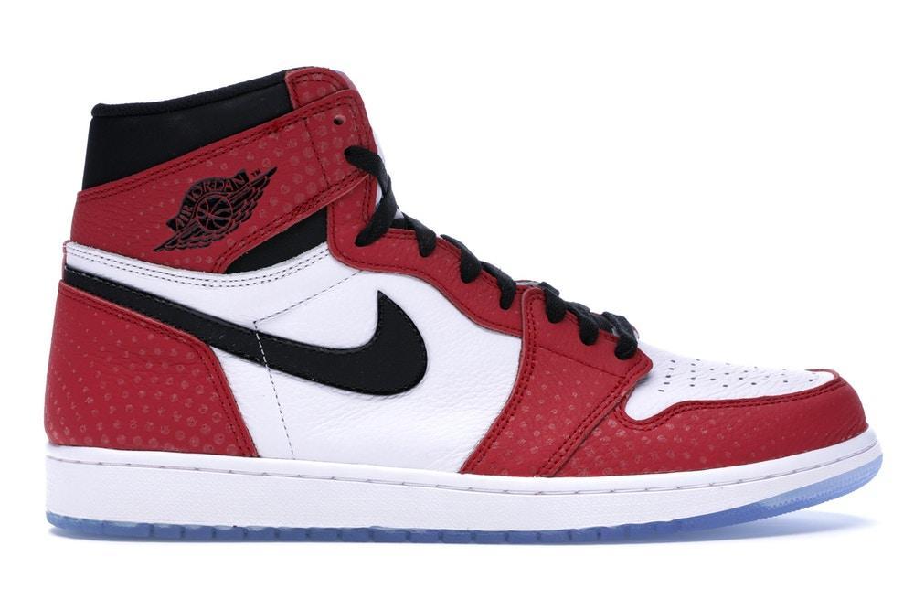 Retro High-Top Sneakers in Gym Red/Black-White-Photo Blue - 555088-602