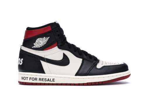Retro High-Top Sneakers in Sail/Black-Varsity Red - 861428-106