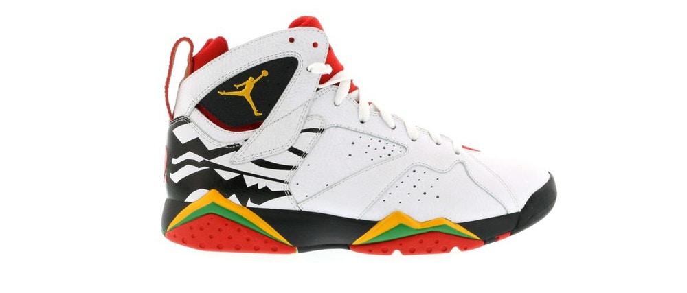 Retro Sneakers in White/Del Sol-Black-Challenge Red - 436206-101